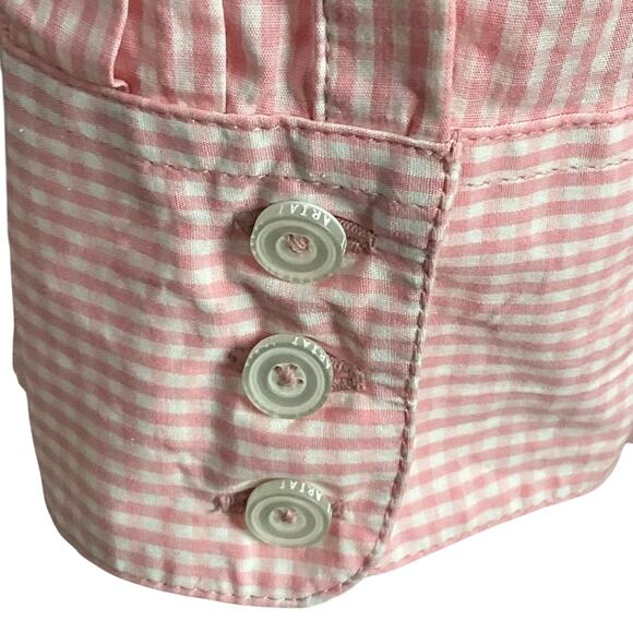 ARIAT Shirt Kirby Button Down Pink White Gingham XXL Western Cowgirl Equestrian - Picture 6 of 16